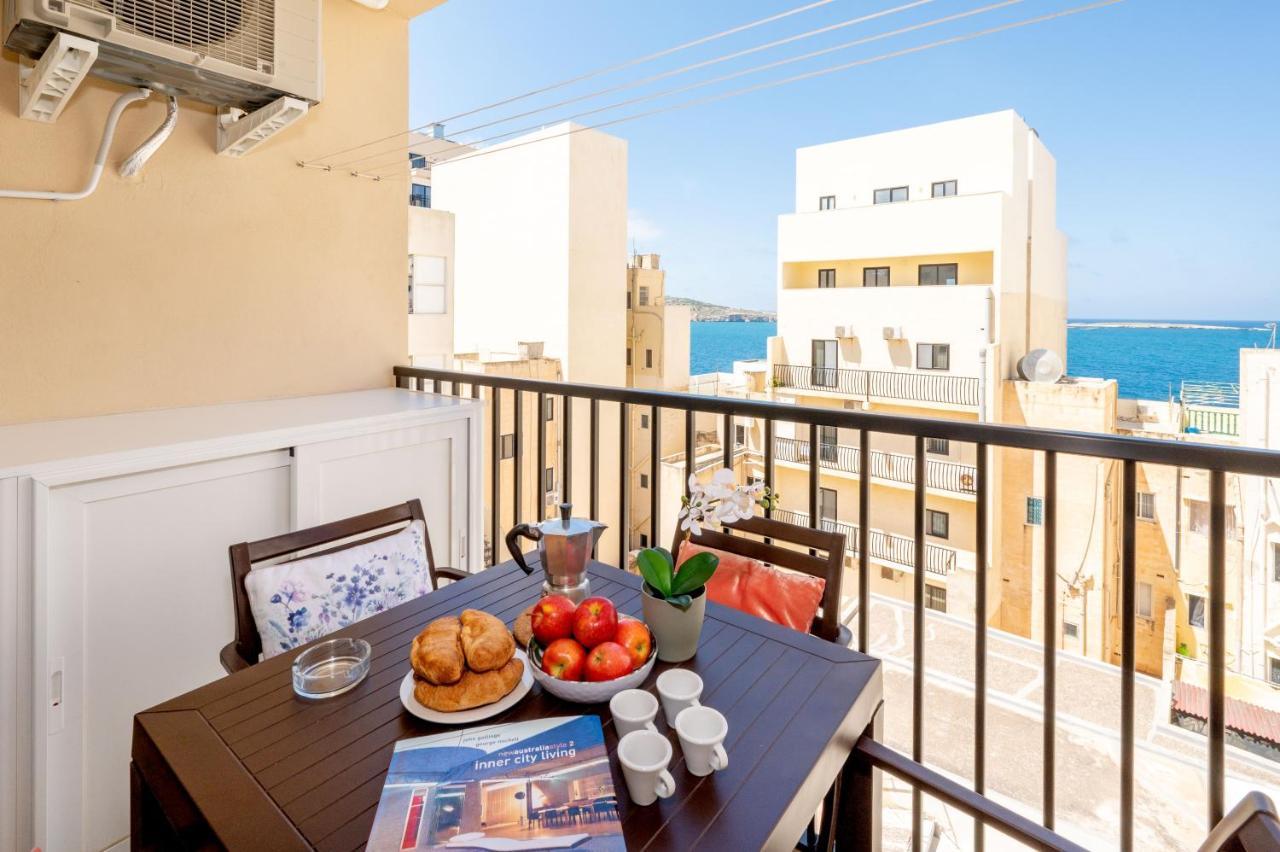 Sea Bliss Apartments With Terrace Just Off Seafront In St Paul'S Bay - By Getawaysmalta خليج سانت بول المظهر الخارجي الصورة